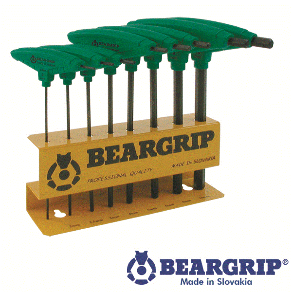 Innensechskant-Schlüssel "T" Griff (2-10 mm) gesetzt, Serie 2345/150 mm