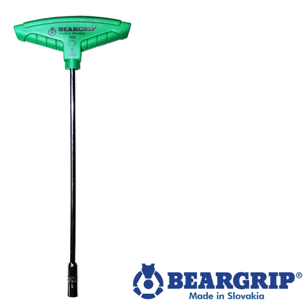T-Griff mit Sockel 5mm x 230mm Serie 760, Beargrip