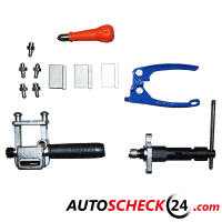 Bremsleitung-Bördelgerät + Rohrbiegezange