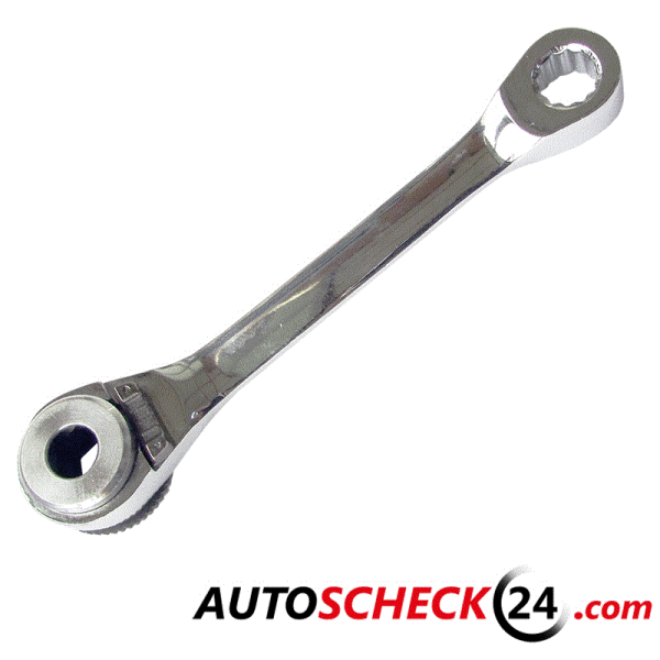 Mini Ringschlüssel mit Ratschen Funktion, Stoppring und Magnet