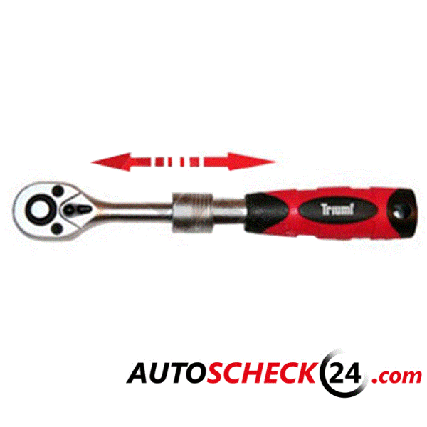 1/2" Teleskop Umschaltknarre 72-Zähne