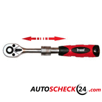 1/2" Teleskop Umschaltknarre 72-Zähne