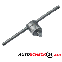 T-Gleitgriff 1/4 Steckschlüssel mit Ratsche