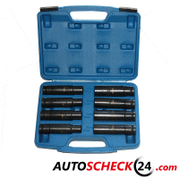 Sechskant Stecknuss Schlagschrauber Set1/2" mit Gelenk