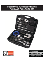 Push and Pull Air Power pneumatisch 5t. Zug und Druck